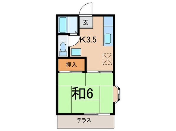 ファミ－ユ本羽田の物件間取画像